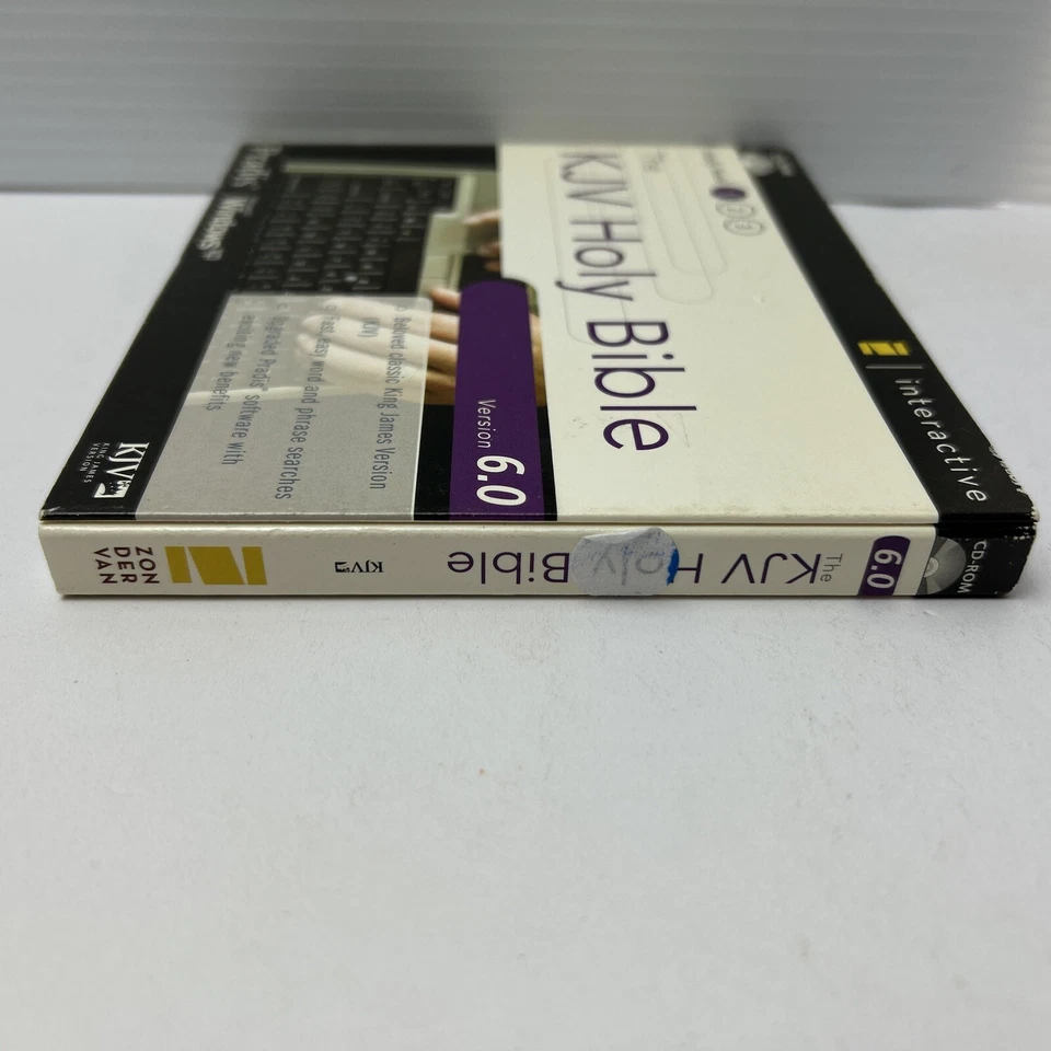 Pradis Interactive KJV Holy Bible CD-Rom 6.0 Windows XP Study Level 1 New Sealed - Image 4 of 4