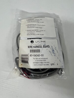 Genuine OEM U-Line WIRE HARNESS, BOARD - Refrigeration 80-54342-00