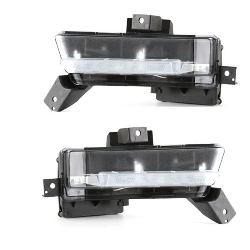 1 Pair For Chevrolet Camaro SS 2016-2018 LED DRL Fog Light Daytime Running Light - Image 2 of 4
