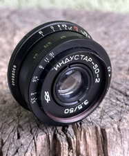 Industar 50-2 3.5/50 USSR lens SLR & Digital M42 mount portrait ZENIT camera