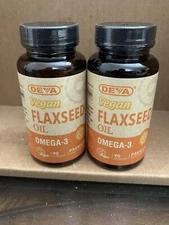Deva Vegan Flaxseed Oil Omega-3 180 Capsules 