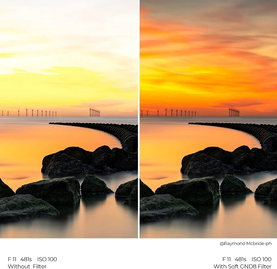 K&F Concept 100x150mm Soft GND16 4 Stop ND Graduated Neutral Density Lens Filter - Image 4 of 4