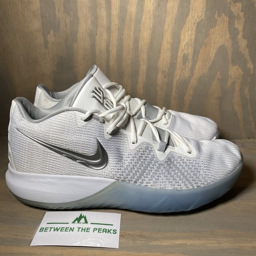 kyrie flytrap white metallic silver