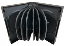 Standard Black DVD 14-Disc 45mm Replacement Premium Movie Storage Shell Case