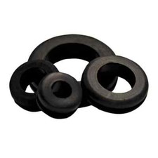 WIRING GROMMETS 6 - 25MM ASSORTED SIZES OPEN WIRE CABLE HOLE INSERT QTY 60