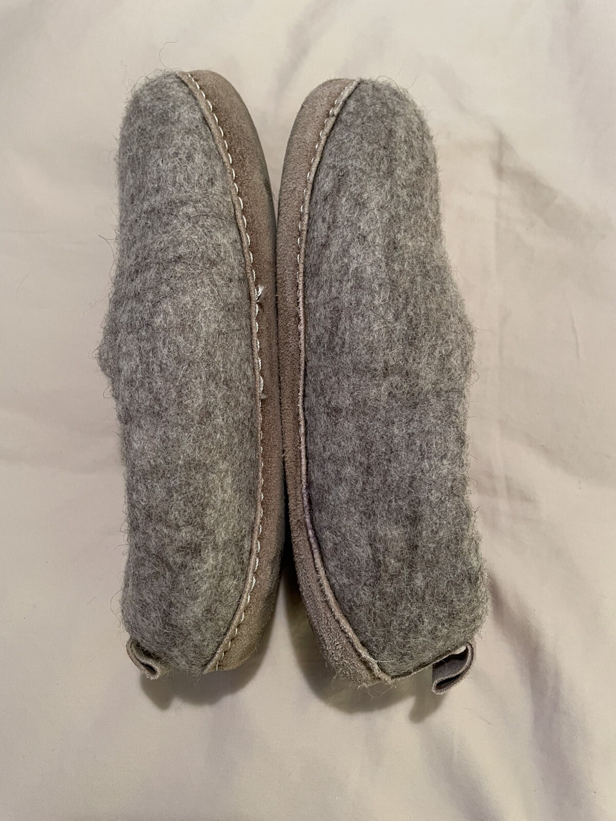 SAOLA HAUSSIMPLE Ciabatte da interno in lana lana biologica suola in pelle donna 6 5 uomo 5