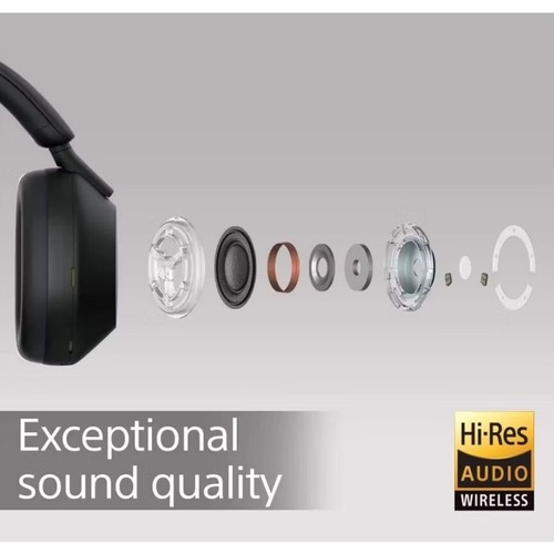 Wireless Noise Cancellation Headphone , Bluetooth Headset with Audio Optimizatio - Picture 3 of 5