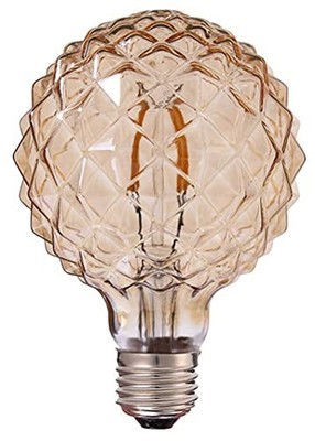 Vintage LED Edison Bulb G30 4W Dimmable LED Filament Bulb Globe Pineapple Sha...
