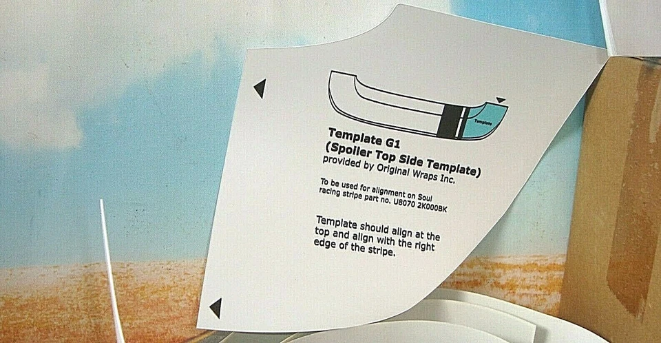 Kit de rayas plateado Kia Soul Racing gráfico WO/techo corredizo U80702K000SL se adapta a 10-13 Y1 Foto 4 de 4