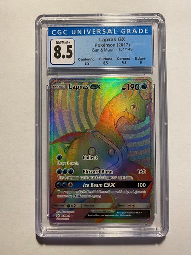 Lapras-GX graded CGC 8.5 for sale on eBay