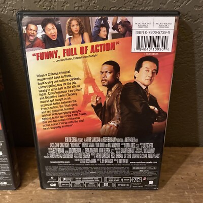 Rush Hour 1 & 2 3 Lot 2 DVDs Chris Tucker Jackie Chan Comedy DVD