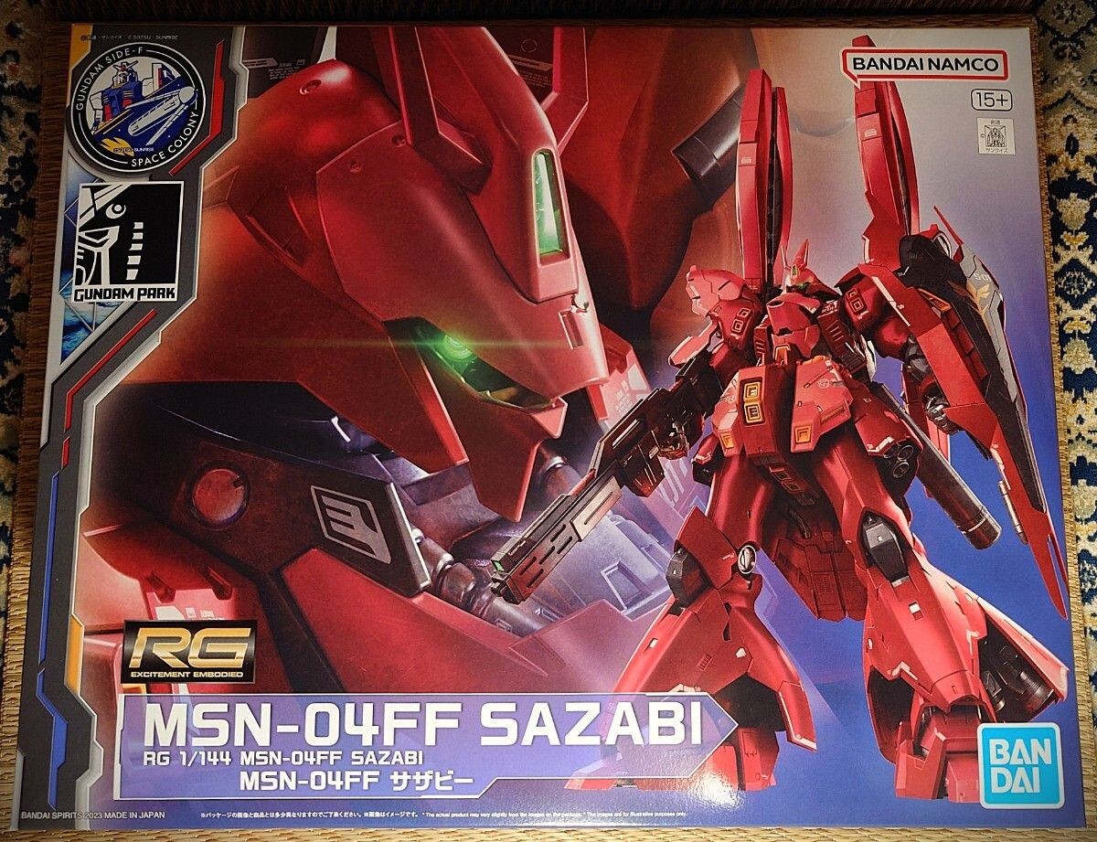 福岡　GUNDAM SIDE-F　RG 1/144 MSN-04FF サザビー Amazon.co.jp: 【RG】 1/144 MSN-04FF サザビー 機動戦士 逆襲の