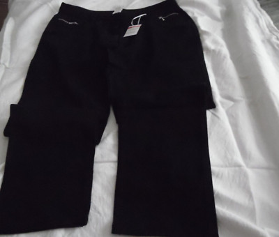 Schöne schwarze Damen Jeans mit Stretch Gr . 23/ 46