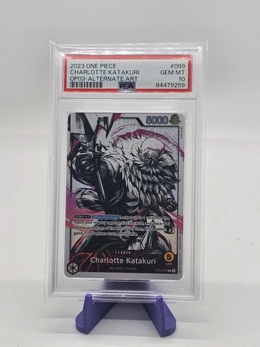 [PSA 10] Charlotte Katakuri (099) (Alt Art) OP03-099 Pillars of Strength Foil