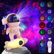 Astronaut Galaxy Projector, Star Nebula Projector with Rocket Lamp, Night Lig...