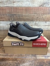 NEW Skechers Izaiah Hands Free Swift Fit Shoes MENS Brown Slip On Sneakers 11