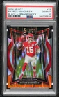 2024 Select Concourse Black & Orange Shock Prizm Patrick Mahomes II #33 PSA 10