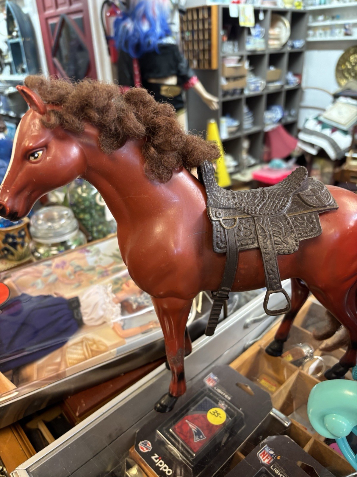Barbie Doll Carriage With Horse ￼￼
