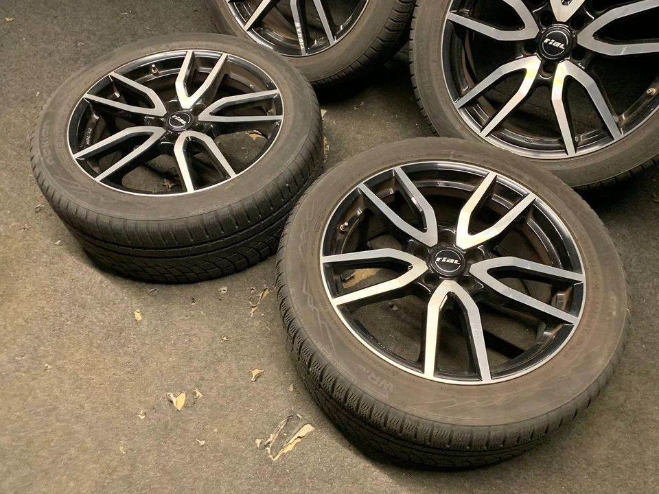 19" RIAL Alufelgen Winterreifen 255 45 104V VW Tiguan 7 8x19 ET40 KBA50792 - Bild 3 von 4