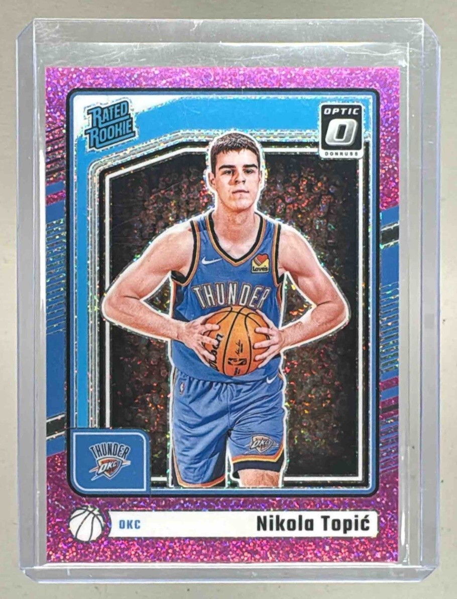 Nikola Topic 2024 Panini Donruss Optic #278 Pink Glitter Prizm RC/275