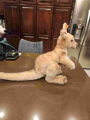 Steiff Plush Kangaroo Kanga and Baby in Pouch Roo | eBay