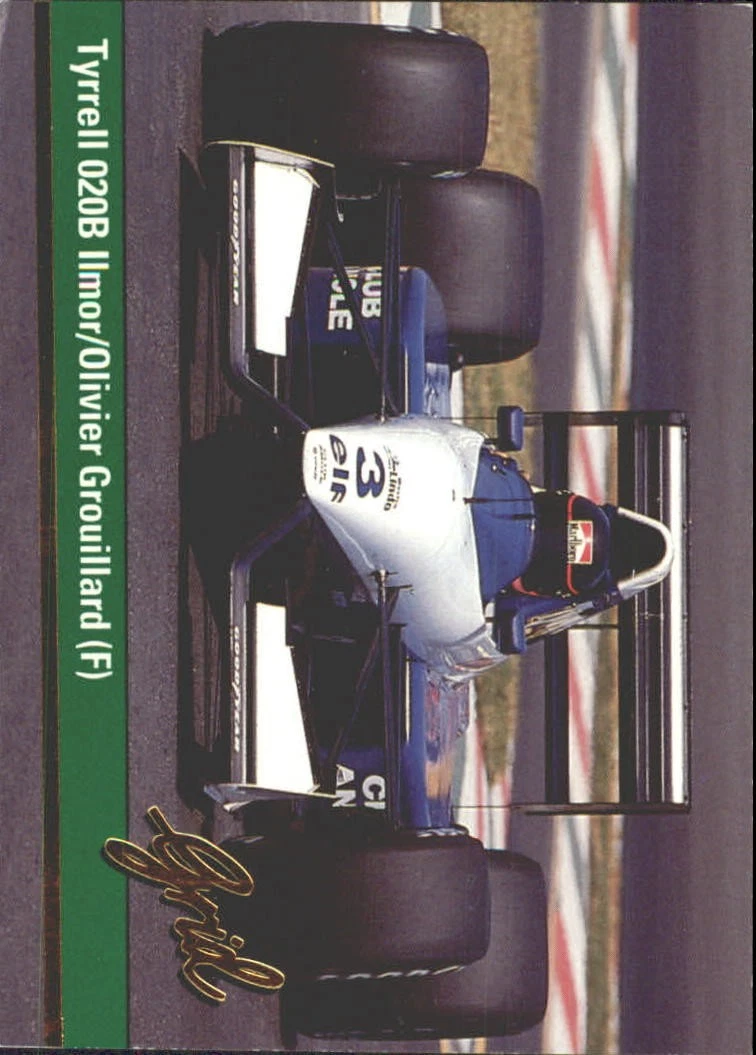 1992 Grid Motorcard Formula 1 - Bertrand Gachot #61 for sale | eBay