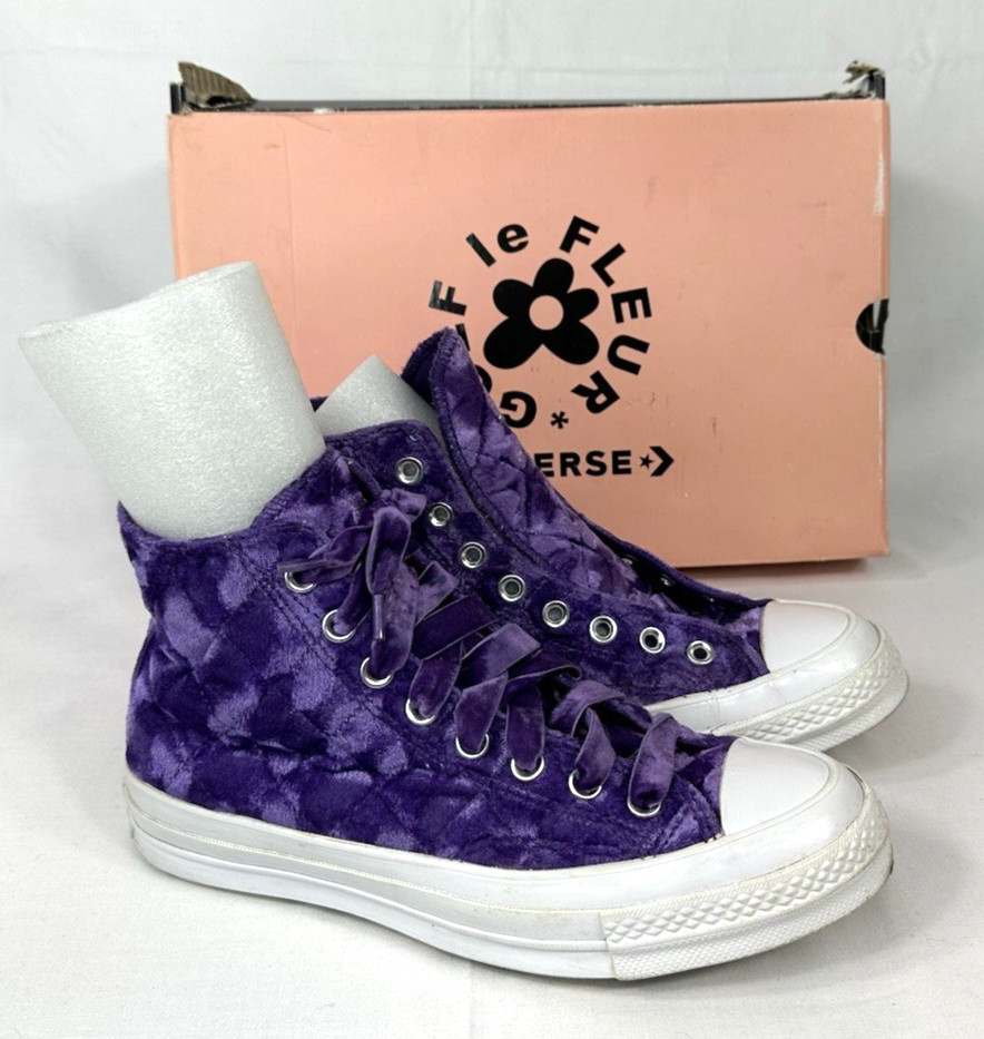 Converse Chuck Taylor Purple Golf Le Fleur Shoes High Top Men’s 6.5 Women’s 8.5 Converse Chuck Taylor Purple Golf Le Fleur Shoes High Top Men’s 6.5 Women’s 8.5