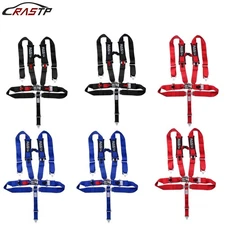 3IN 5 Point Racing Harness Latch Quick Release Safety Seat Belt ATV UTV Offroad