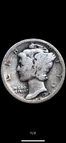 Mercury Dime 1919 AG Silver