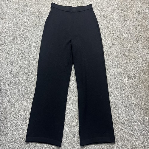 St. John, St. John Basics pants Womens Size 2 Black Santana Knit Pull On Vintage