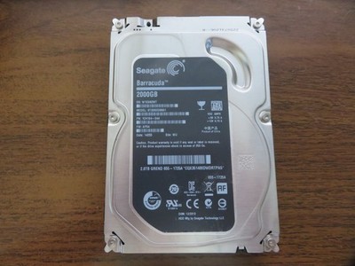 Seagate Barracuda ST2000DM001 2TB 3.5'' SATA Apple PC HDD Tested **ONLY 6 HOURS**