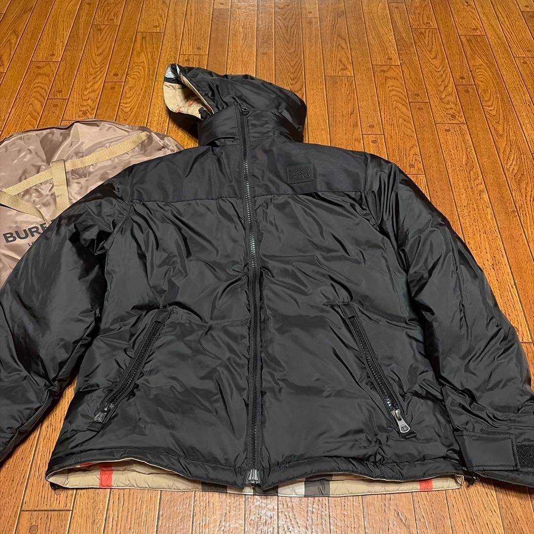 Burberry Reversible Down Jacket Monogram Logo Used - image 4