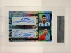 LIONEL MESSI C. RONALDO 2024 LEAF METAL KALEIDOSCOPE SILVER AUTO 1/1 Q5220