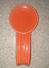 Fiesta Fiestaware Poppy Orange Spoon Rest Retired HLC