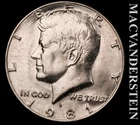 1981-D Kennedy Half Dollar — photo from another recent sale