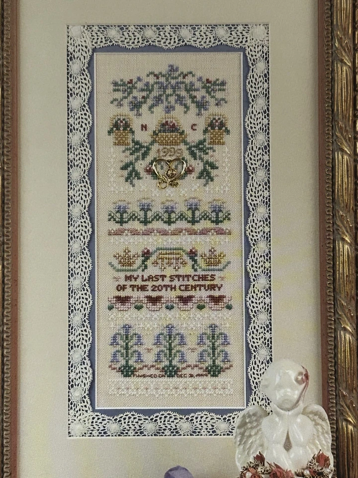 Just Nan Last Stitches 1999 Counted Cross Stitch Pattern Sampler - Image 2 of 3