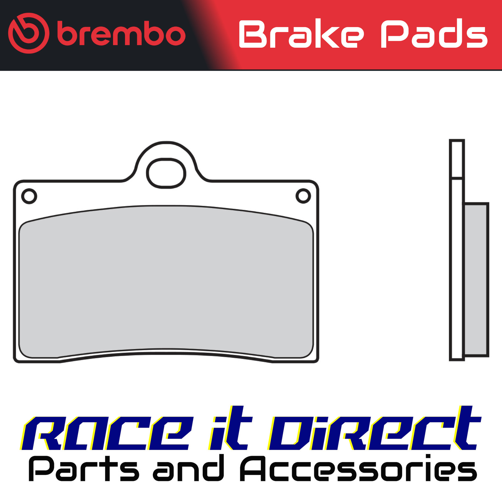 SA brake pad front Fits Husqvarna SM 570 R 01-04 Brembo Sintered Raod Metal - Image 15