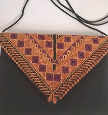 Vintage Whimsy Boho Cross Body Purse, Size Small-8" X 6", Embroidered