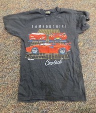 Vintage 1986 Lamborghini Countach T-Shirt Small Top Half by Tropix 80s