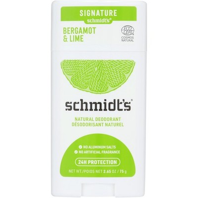 Schmidts Natural Deodorant Bergamot And Lime 2.65 Oz
