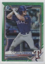 2021 Bowman Chrome Mega Box Green Mojo Refractor 52/99 Justin Foscue 1h6a