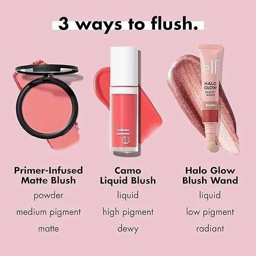 e.l.f Primer-Infused Blush, Long-Wear, Matte, Bold, Lightweight, Blends Easily, - Image 2 of 4