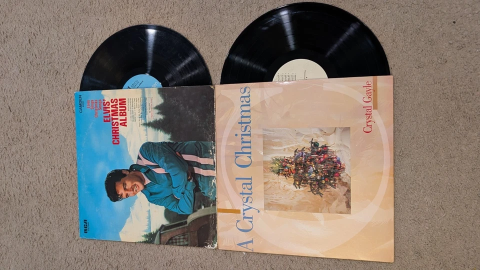 13 Christmas 12" Vinyl LPs Elvis Gene Autry Mormon Tabernacle Snoopy Gayle Foto 4 de 4