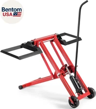 Lawn Mower Lift, 500LBS Zero Turn Mower Lift with Hydraulic Jack, Mower Lift Jac