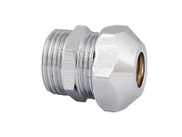 JS Quetschverschraubung Auf Nippel Mit AußEngewinde, DN10, 3/8'' X 3/8'' X