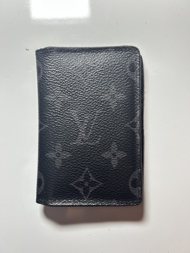 Louis Vuitton Monogram Eclipse Organizer de Poche M60502 Black Card Case