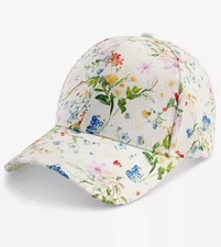 NWT Giani Bernini Floral Logo Printed Baseball Cap