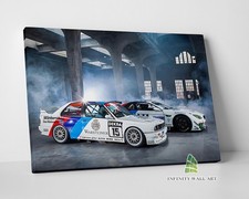 Racing Cars Duo Canvas Art Wall Art Print Picture Sports Cars Framed Decor -E570