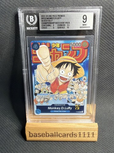 Monkey.D.Luffy (Event Pack Vol. 2) graded BGS 9 for sale on eBay