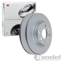 2X NK Bremsscheiben 259Mm Voll Vorne Passend FÜR Dacia Logan Sandero Renault